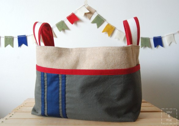 Camp Ivanhoe inspired Divided Basket by you & mie