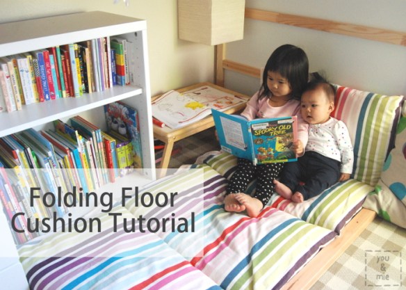 Folding Floor Cushion {tutorial} | you and mie