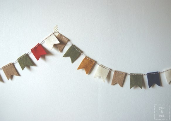 Felt Flag Garland by you & mie