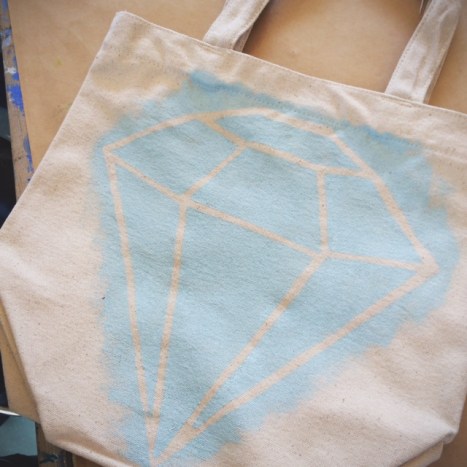 stenciling workshop // you & mie