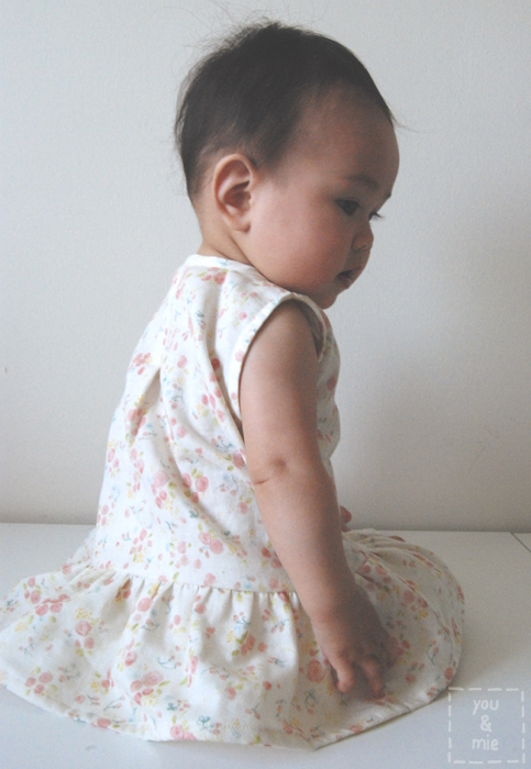 Hyper Floral Baby Dress