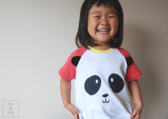 Panda Raglan Tee Tutorial by you & mie