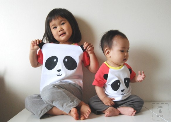 Panda Raglan Tee Tutorial by you & mie