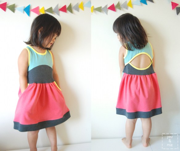 Color Blocked Soleil Dress // you & mie