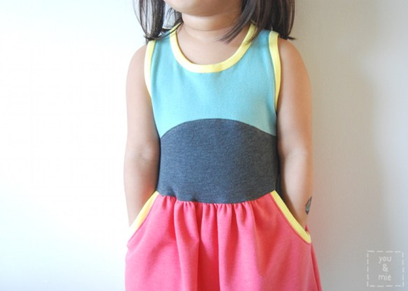Color Blocked Soleil Dress // you & mie
