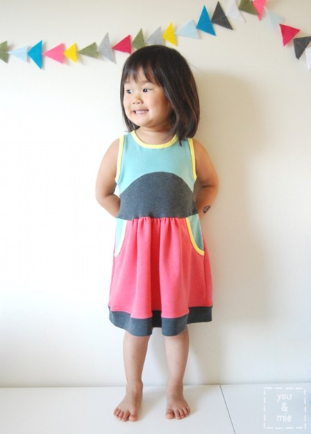 Color Blocked Soleil Dress // you & mie