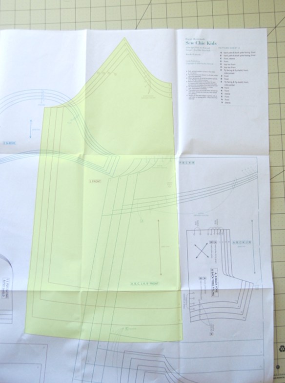 Happy Homemade Sew-along // Day One - Tracing the pattern and adding seam allowance // you & mie