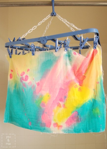 Watercolor Sundress and Tips for Painting Fabric // you & mie