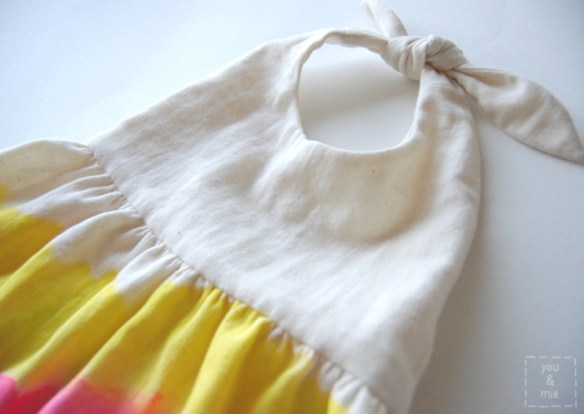 Watercolor Sundress and Tips for Painting Fabric // you & mie