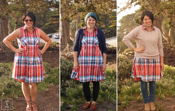 Plaid Alder Shirtdress by you & mie