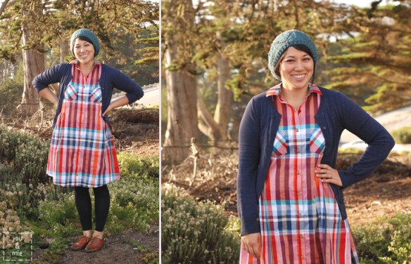 Plaid Alder Shirtdress by you & mie