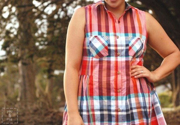 Plaid Alder Shirtdress by you & mie