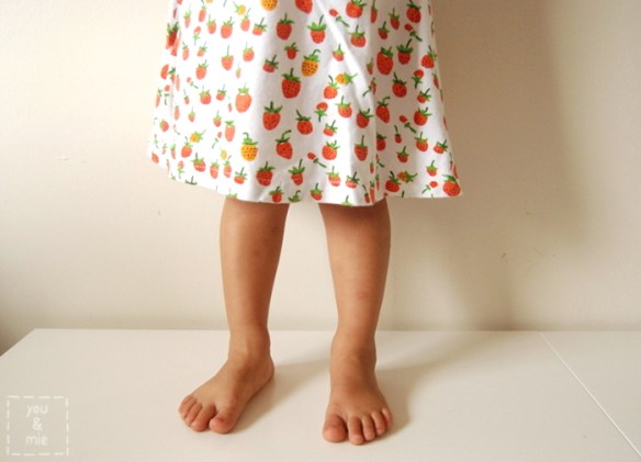 Strawberry Skater Dresses by you & mie