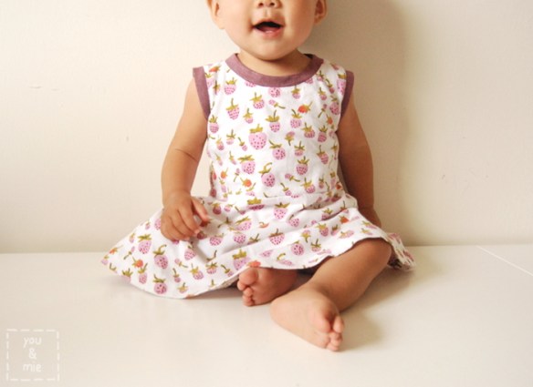 Strawberry Skater Dresses by you & mie