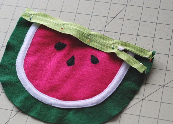 Watermelon Pouch Tutorial and Free Pattern by you & mie