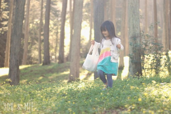 Felt Bunny Basket by you & mie