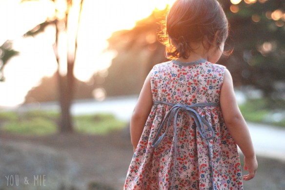 Clothesline Floral Wrap Dress by you & mie